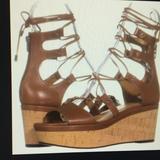 Coach Shoes | Coach Barkley Platform Wedge Sandals (8) | Color: Brown/Tan | Size: 8