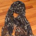 J. Crew Accessories | J Crew Paisley Print Scarf | Color: Blue/White | Size: Os