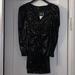 Zara Dresses | Brand New Zara Black Sequin Fitted Mini Dress | Color: Black | Size: Xs