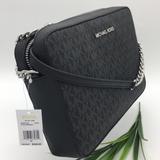Michael Kors Bags | Michael Kors Jet Set Item Lg Ew Crossbody Leather | Color: Black/Silver | Size: Large