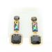 Kate Spade Jewelry | Kate Spade Art Deco Iridescent Dangle Earrings | Color: Black/Gold | Size: Os