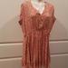 Free People Dresses | Euc Free People Tunic Dress! | Color: Cream/Red | Size: S