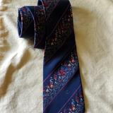 Gucci Accessories | Gucci Men's 100% Silk Tie. Navy Blue. Horsemen. | Color: Blue/Red | Size: Os