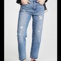 Madewell Jeans | Madewell Raw Hem Jeans | Color: Blue | Size: 23