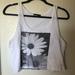 Brandy Melville Tops | Brandy Melville Graphic Tank | Color: Black/White | Size: One Size