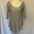 Free People Tops | Intimately Free People Gray Weekend Layering Top | Color: Gray/Yellow | Size: S