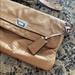 Michael Kors Accessories | Michael Kors Clutch | Color: Tan | Size: Os