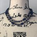 J. Crew Jewelry | J. Crew Long Blue Bead Necklace | Color: Blue | Size: 17 Inches