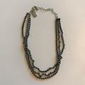 American Eagle Outfitters Jewelry | *2 For $10* Black Chain Choker Necklace | Color: Black/Silver | Size: Os