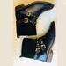 Coach Shoes | Coach Liliana Suede & Leather Ankle Boots - Size 6 | Color: Black | Size: 6