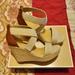 Michael Kors Shoes | Michael Kors Prue Wedge Sandal | Color: Brown/Cream | Size: 9.5