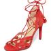 Michael Kors Shoes | Michael Michael Kors Mirabel Sandals | Color: Gold/Red | Size: 10