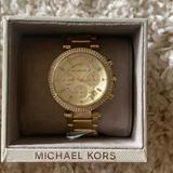 Michael Kors Accessories | Micheal Kors Gold Parker Watch | Color: Gold | Size: Os