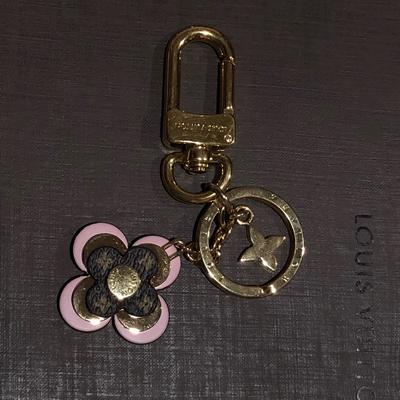 Louis Vuitton Other | Louis Vuitton Blooming Flower Pink Charm | Color: Gold/Pink | Size: Os