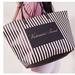 Victoria's Secret Bags | New Victoria's Secret Signature Stripe Tote | Color: Black/Pink | Size: Os