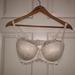 Pink Victoria's Secret Intimates & Sleepwear | Bridal White Bra With Pink Inside Vs Pink | Color: Pink/White | Size: 36d