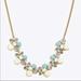 J. Crew Jewelry | J. Crew Pastel Stone Cluster Statement Necklace | Color: Gold/White | Size: Os