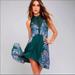 Free People Dresses | Free People With Lace In Deep Teal | Color: Green | Size: S