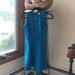 Michael Kors Dresses | Michale Kors , Blue, Striped, A-Line Dress | Color: Black/Blue | Size: 2p