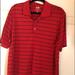 Adidas Shirts | Adidas Size Large Golf Shirt | Color: Black/Red | Size: L