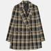 Zara Jackets & Coats | Black & Yellow Zara Blazer Longline Xs | Color: Black/Yellow | Size: Xs