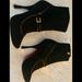 Louis Vuitton Shoes | Louis Vuitton Black Suede Ankle Boots. | Color: Black | Size: 6.5