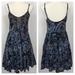 Free People Dresses | Free People Printed Knit Sundress | Color: Black/Blue | Size: Xs