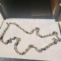 J. Crew Jewelry | Long Jcrew Blue And Gold Necklace | Color: Blue/Gold | Size: Os