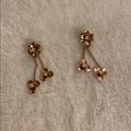 Kate Spade Jewelry | Kate Spade Dangling Flower Earrings | Color: Gold | Size: Os