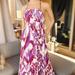 Free People Dresses | Free People Asymmetric Floral Maxi Dress Sz. S | Color: Purple/White | Size: S