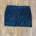 Zara Skirts | **Last Chance** Zara Tfr Mini Beaded Skirt | Color: Black | Size: M