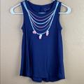 Jessica Simpson Shirts & Tops | Girls Tank Jessica Simpson Sz M | Color: Blue/Pink | Size: Mg