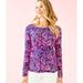 Lilly Pulitzer Tops | Lilly Pulitzer Tristan Top S | Color: Blue/Pink | Size: S