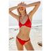 Free People Swim | Free People Beach Riot Bondi Bikini Top | Color: Red | Size: L