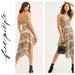 Free People Dresses | Free People Animal Print Lace Dress | Color: Black/Tan | Size: 4