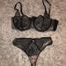 Victoria's Secret Other | Brand New- Tried It On And Top Was Too Big! | Color: Black/Cream | Size: 36c - Xs