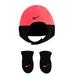 Nike Accessories | New: Nike Infant Baby 2 Piece Hat Mitten Set | Color: Black/Pink | Size: Infant