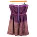 Free People Dresses | Free People Violet Purple Strapless Dress F6 | Color: Gold/Purple | Size: 10