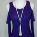 Michael Kors Tops | Michael Kors Purple Top Size Xs | Color: Purple | Size: Xs