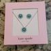 Kate Spade Jewelry | Kate Spade Earrings And Necklace Set | Color: Blue/Silver | Size: Os