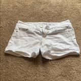 American Eagle Outfitters Shorts | American Eagle (Ae) White Denim Shorts | Color: White | Size: 2