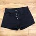 Brandy Melville Shorts | John Galt (Brandy Melville) Black Denim Shorts | Color: Black | Size: M