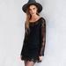 Urban Outfitters Dresses | Ecote Urban Outfitters Long Sleeve Lace Dress Xs | Color: Black | Size: Xs