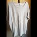 Lularoe Tops | Lularoe Oversized Classic Short Sleeve Tshirt | Color: Cream | Size: M