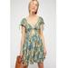 Free People Dresses | Free People Miss Right Mini Dress - Nwt | Color: Blue/Yellow | Size: M