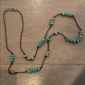 J. Crew Jewelry | Jcrew Turquoise Beaded Rope Necklace | Color: Blue/Green | Size: Os