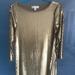 Michael Kors Dresses | Michael Kors New Sequin Gold Dress M | Color: Gold | Size: M