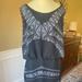 Free People Dresses | New With Tags - Free People - Black Beaded Cocktail Dress - Size M | Color: Black/Gray | Size: M