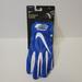 Nike Accessories | Nike Superbad Football Wide Receiver Gloves Blue | Color: Blue/White | Size: Xl