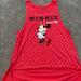 Disney Tops | 5/$25minnie High Low Tank Top | Color: Black/Red | Size: M